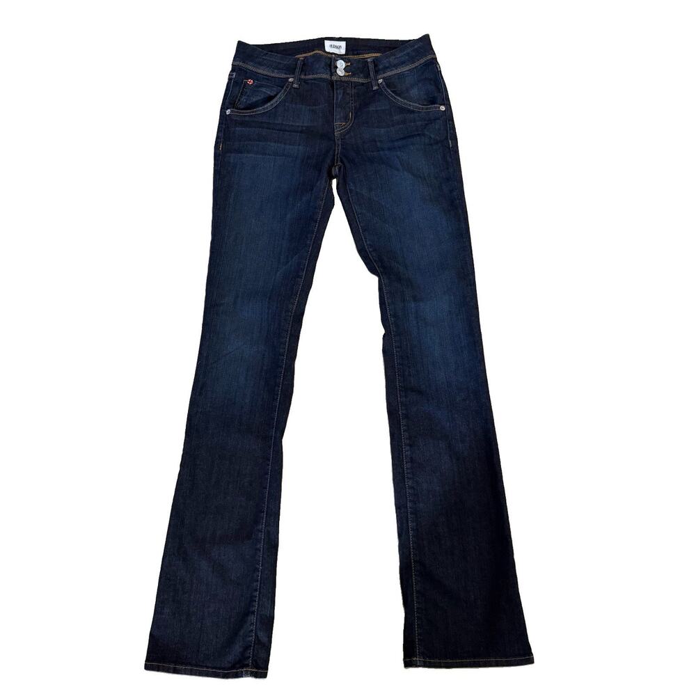 Hudson Beth Baby Boot Jeans Women’s 28 Dark Double Button Flap Pocket NW176DIF